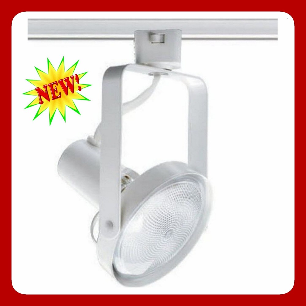 White‎ Adjustable Metal Track Lighting Head Directional Ceiling Lamp Fixture